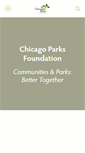 Mobile Screenshot of chicagoparksfoundation.org